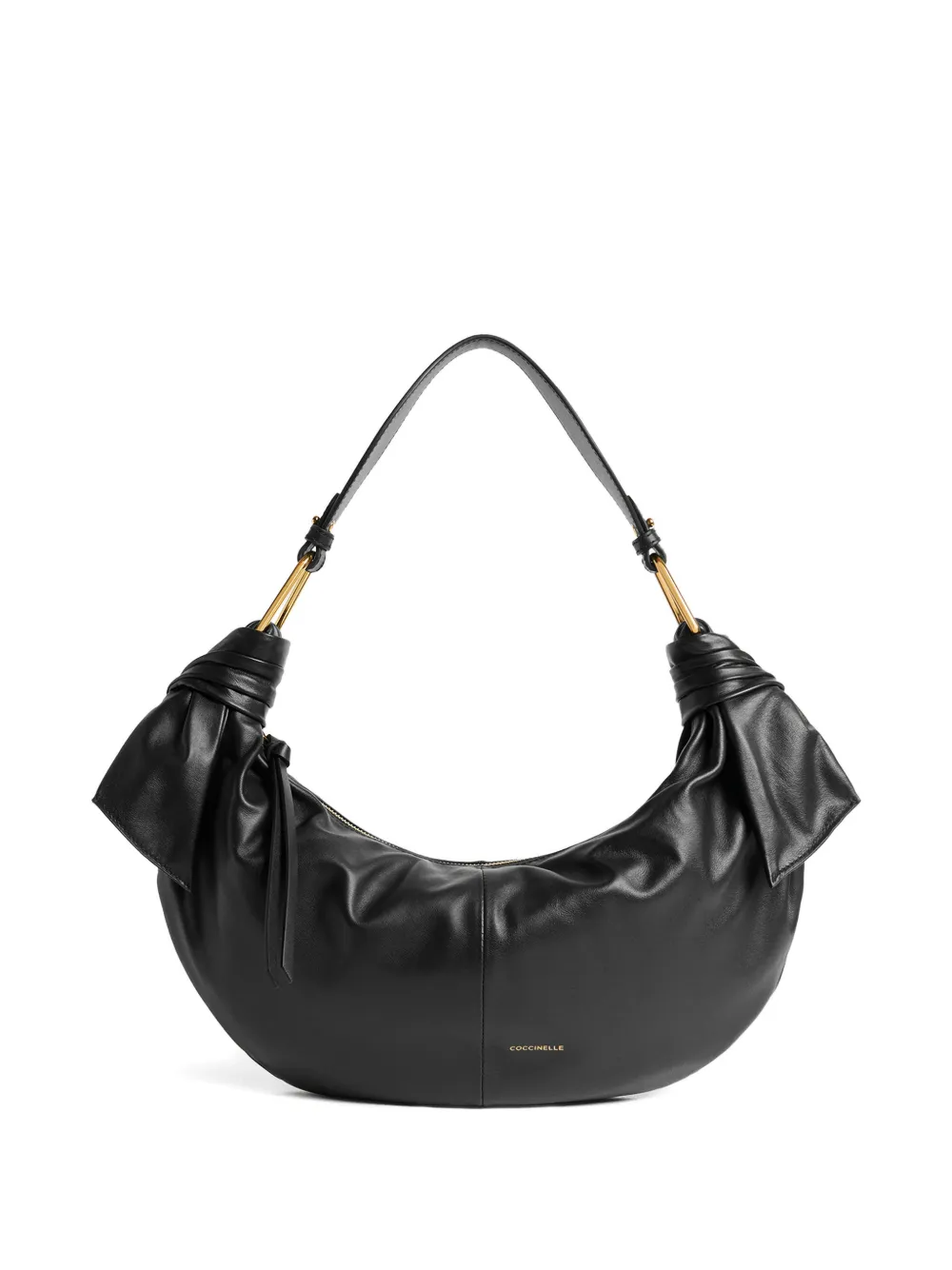 Coccinelle medium Furoshiki knot-detail shoulder bag - Black