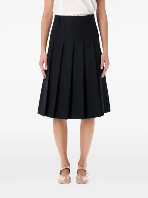 A.P.C. pleated midi skirt