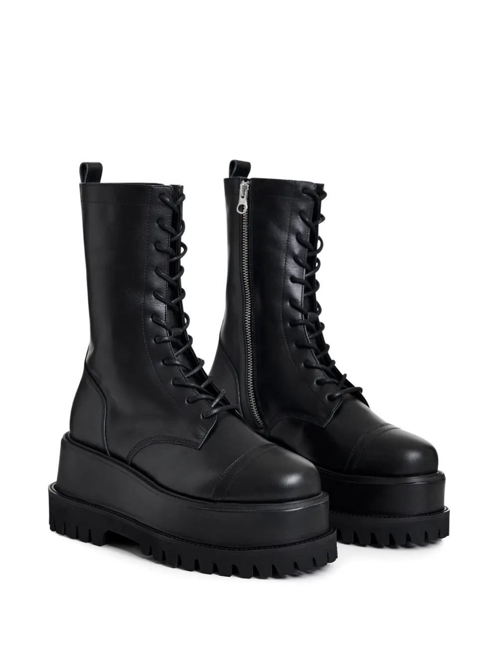 Essentiel Antwerp platform lace-up combat boots | Combat Boots | Image 2