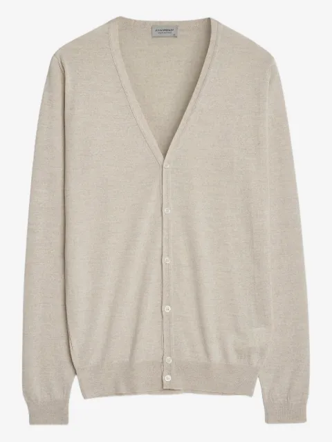 John Smedley cárdigan con botones y cuello en V