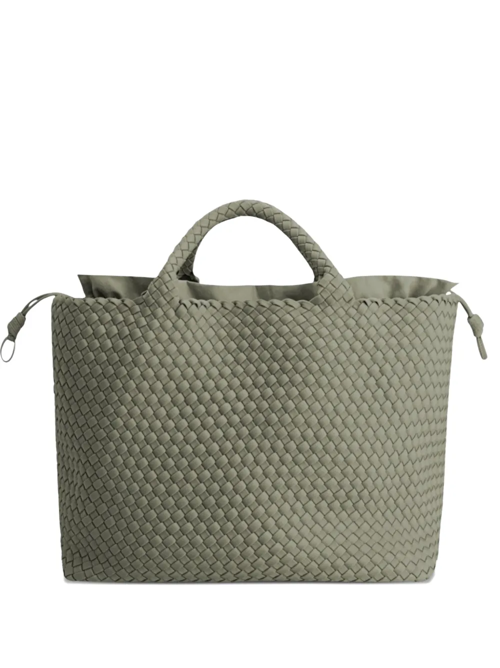 Marrea Woven Handle Mini Shoulder Bag In Gray