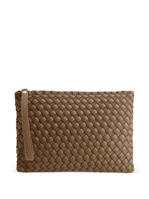 MARREA woven clutch bag