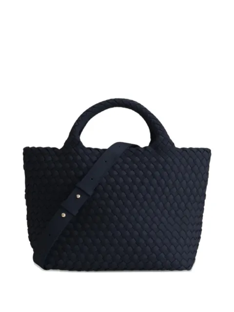MARREA woven top-handle tote bag