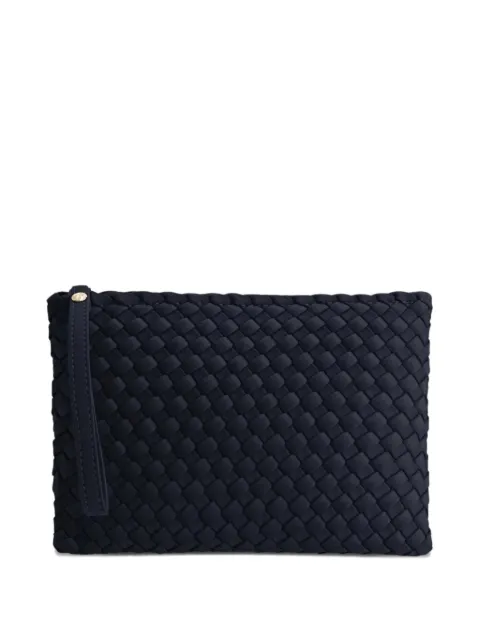 MARREA woven wristlet clutch bag