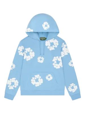 Denim Tears Wreath ジップアップ パーカー | ブルー | FARFETCH JP