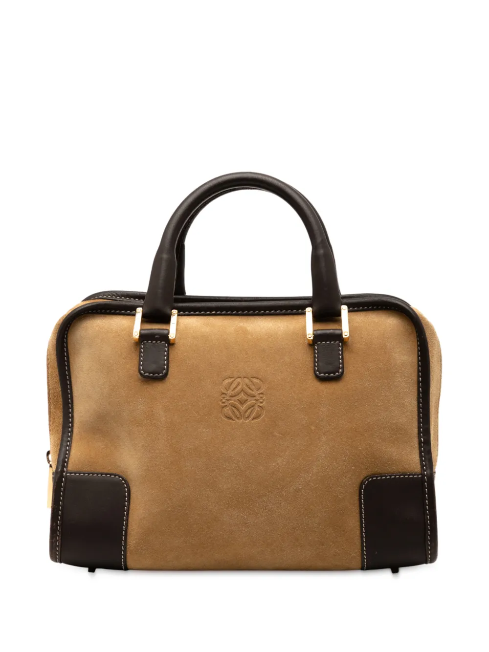 Loewe Pre-Owned sac à main Amazona 28 en daim | marron | Image 1