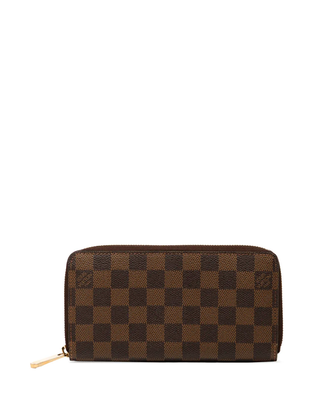 Louis Vuitton Pre-Owned 2007 Damier Ebene Zippy Wallet long wallets | Brown | Image 1
