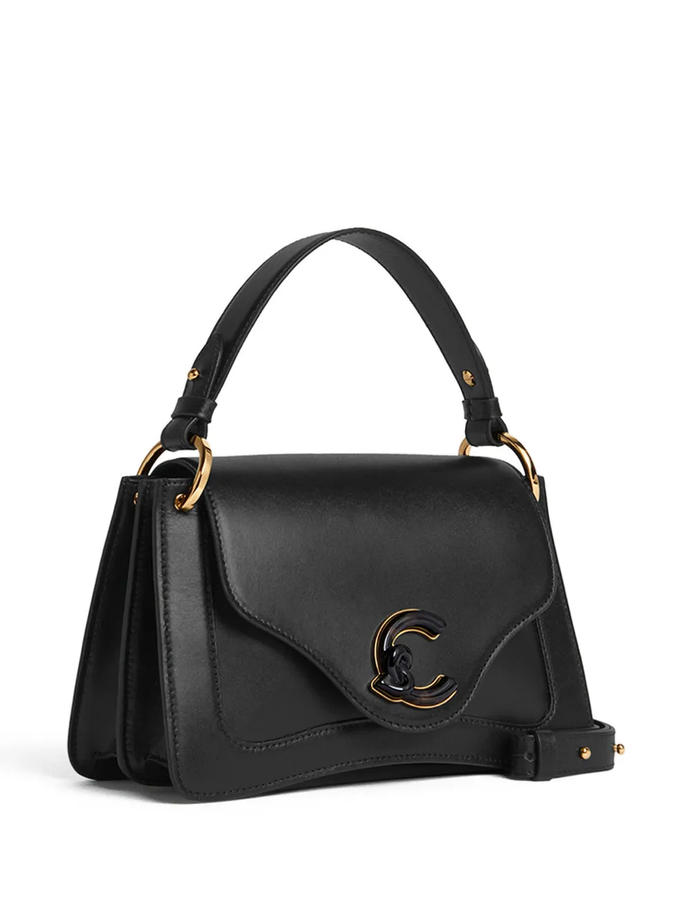Coccinelle C-Me kleine crossbodytas met logo-applicatie Zwart