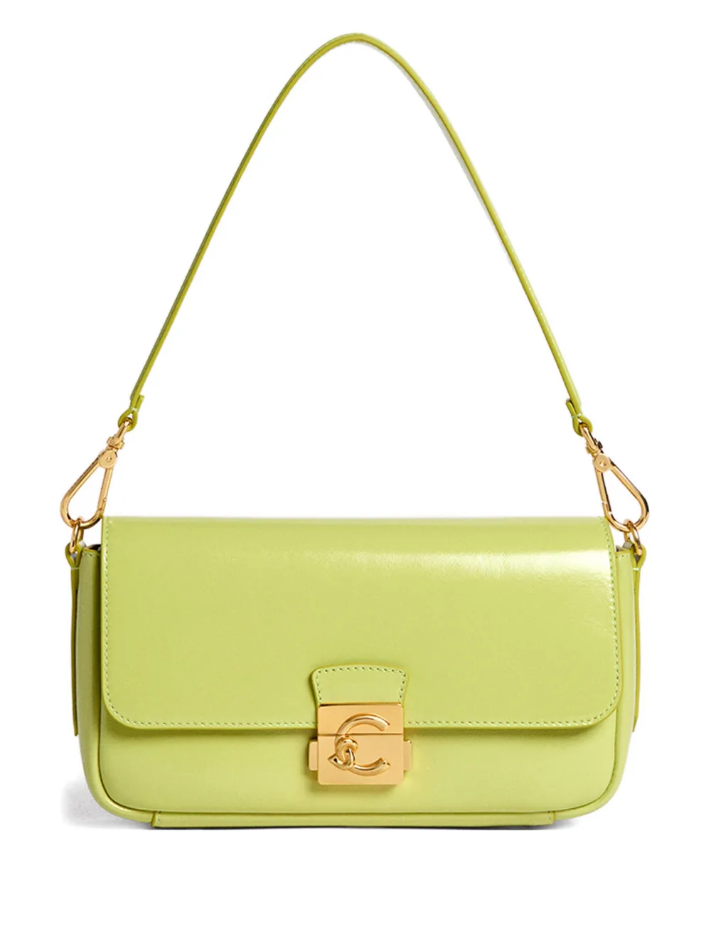 Coccinelle medium C-Me Lock shoulder bag - Verde