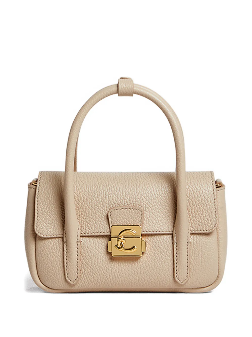 Coccinelle top-handle tote bag - Neutrals