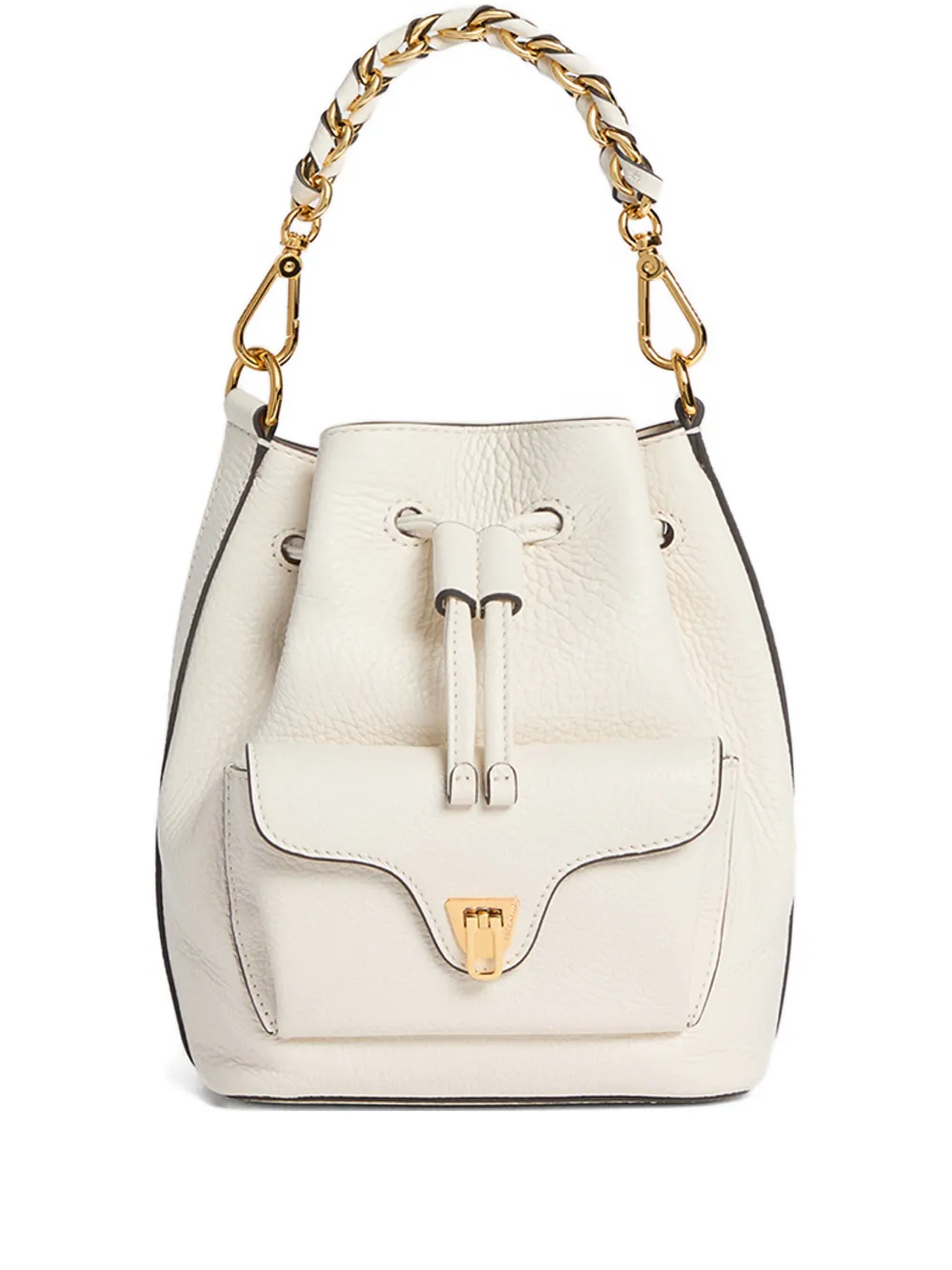 Coccinelle small Beat generation bucket bag - Toni neutri