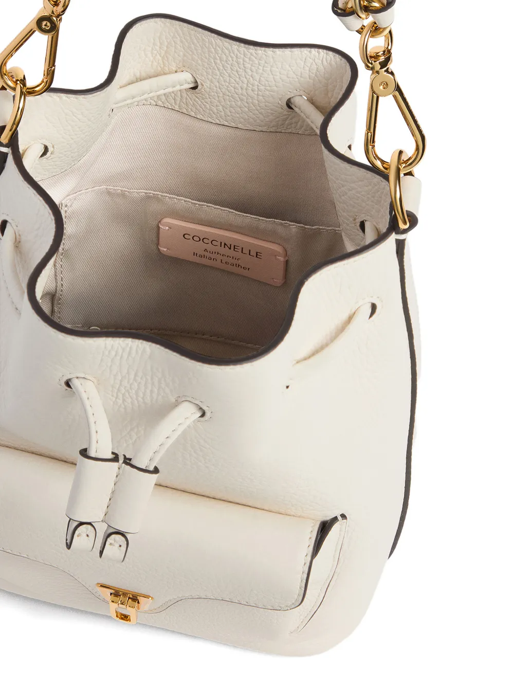 Coccinelle Kleine Beat Generation bucket-tas Beige