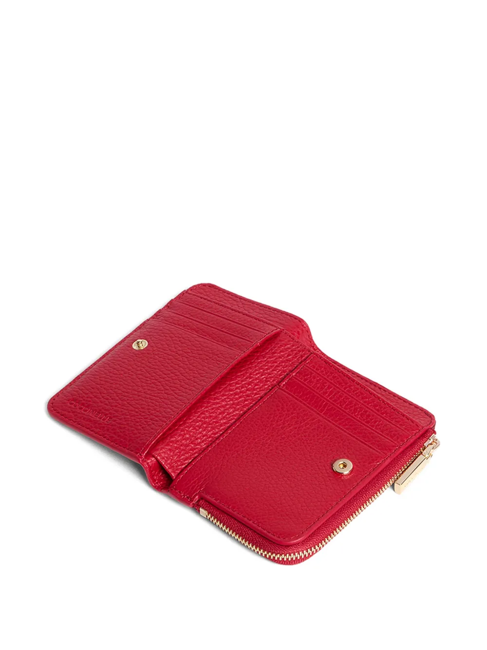 Coccinelle logo-plaque wallet - Rood