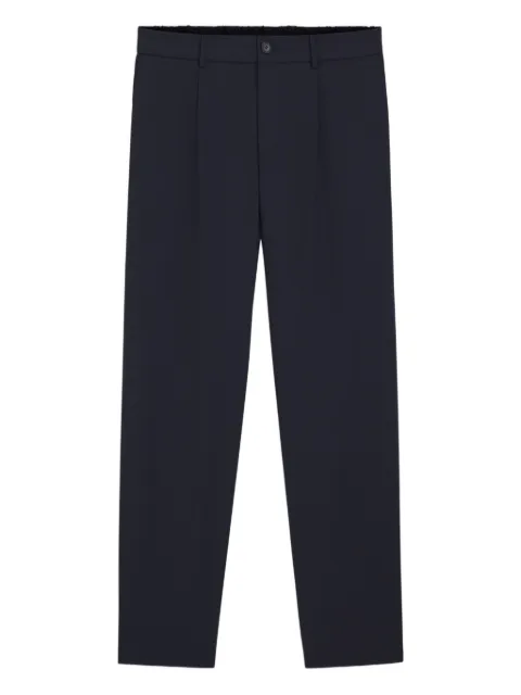 BOSS button pleated trousers