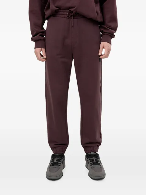 HUGO logo-patch drawstring track pants