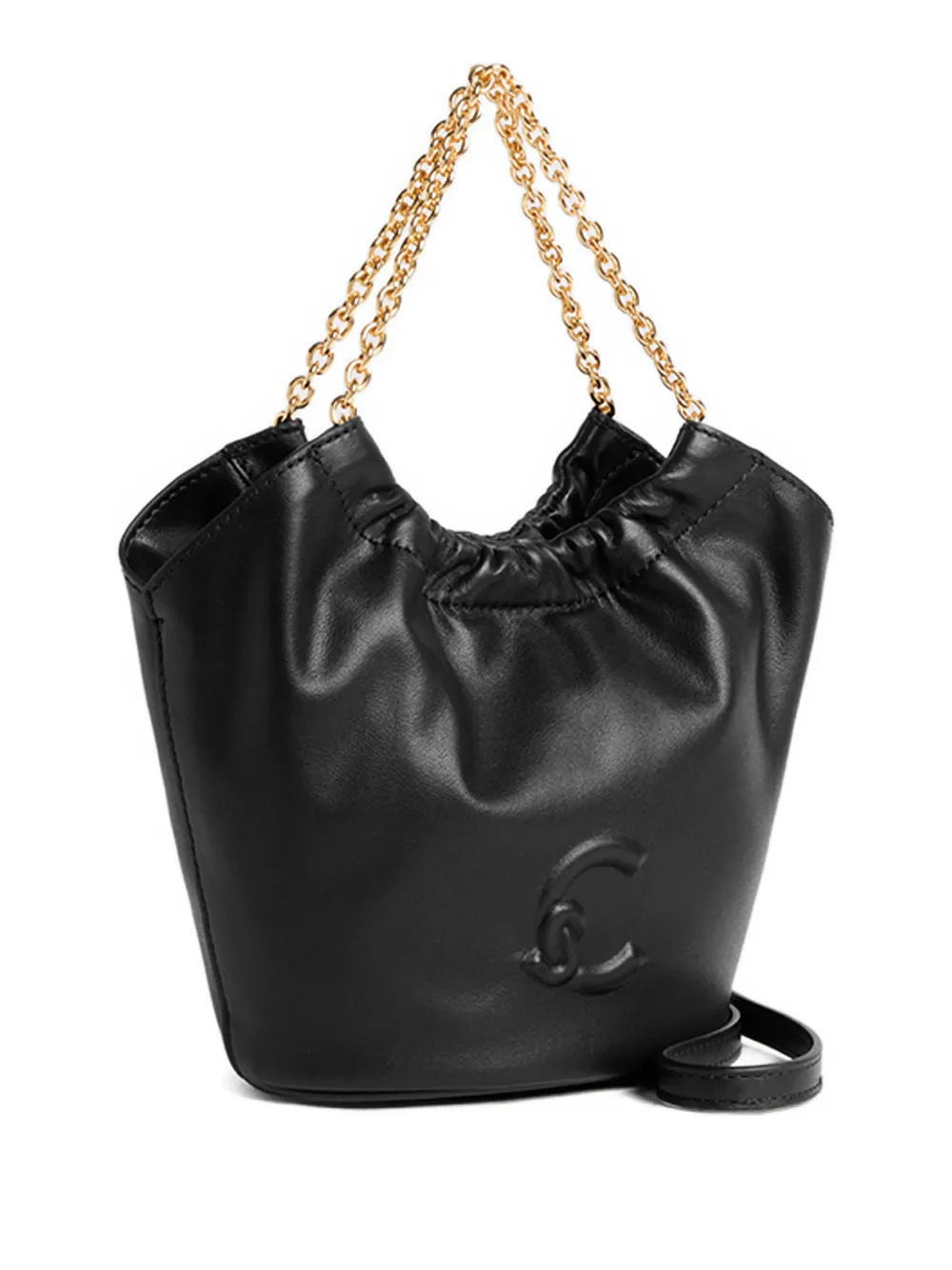 Coccinelle mini chain-handles shoulder bag - Black