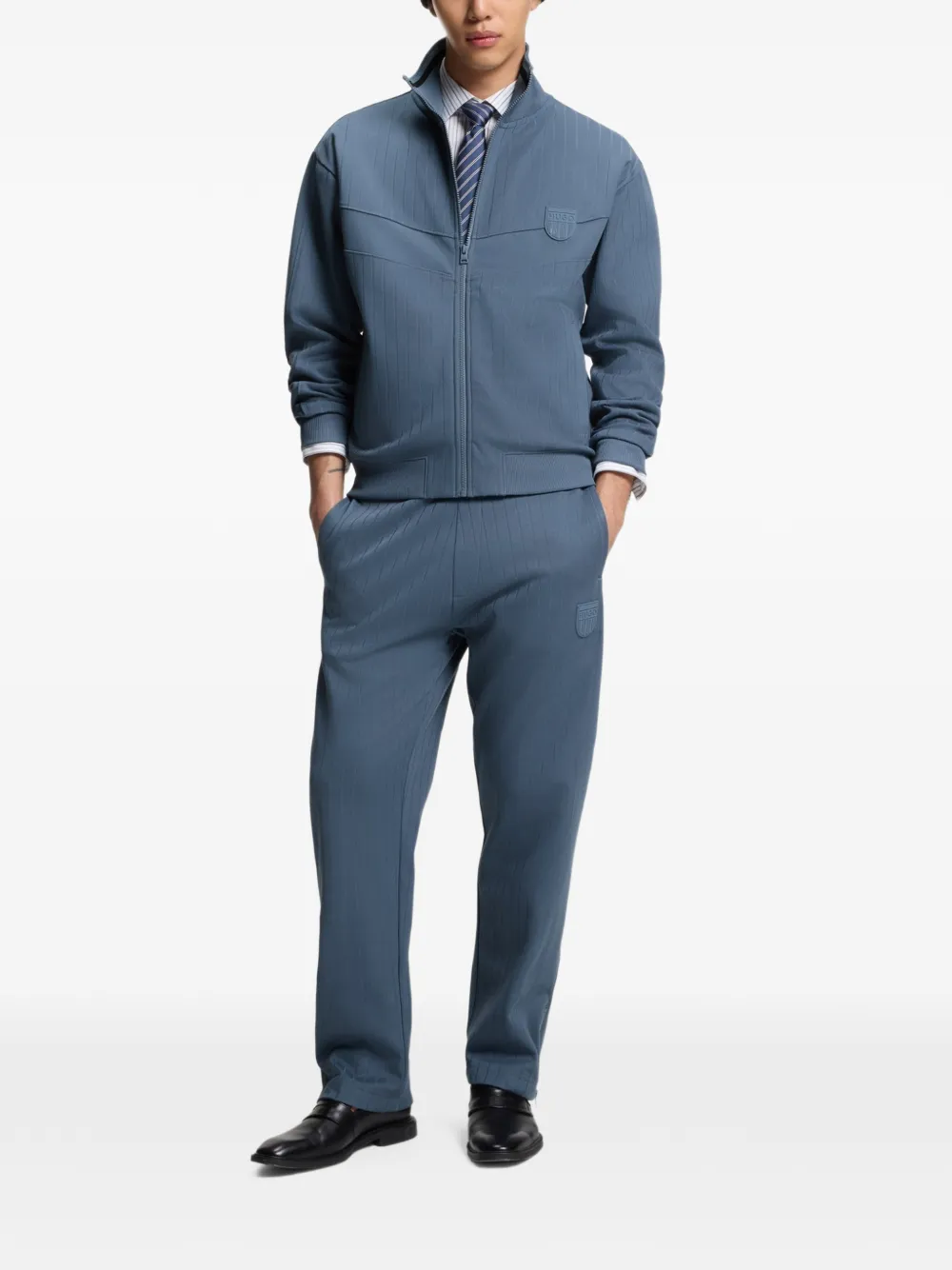 HUGO zip textured sweatshirt | Sweatshirts | Image 2