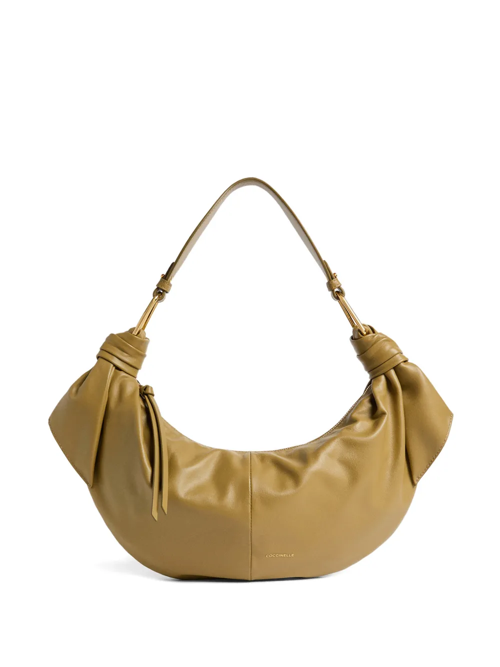 Coccinelle medium Furoshiki knot-detail shoulder bag - Verde