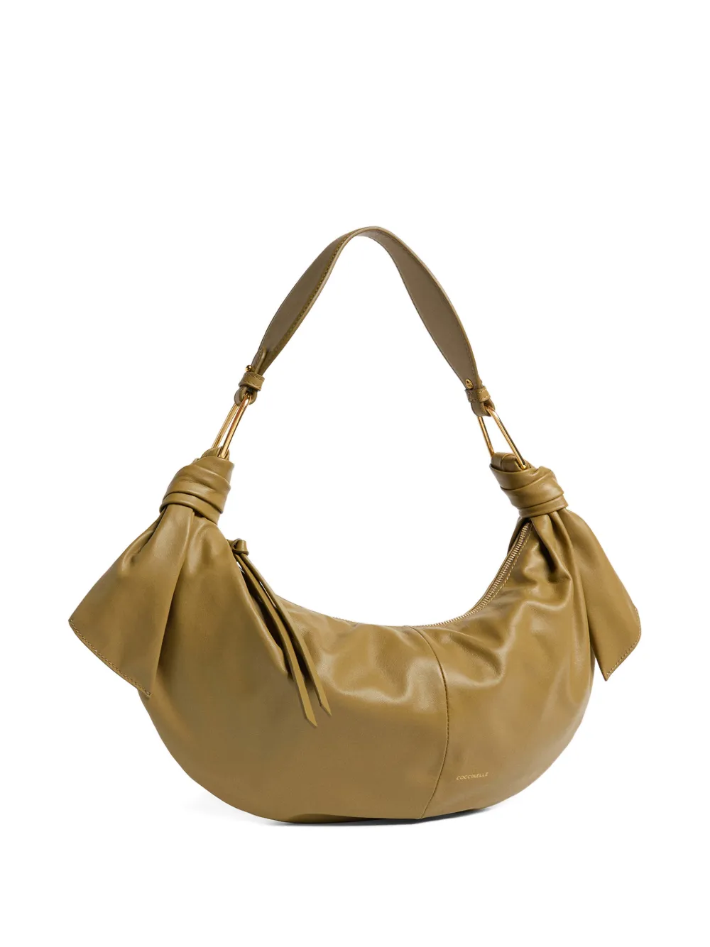 Coccinelle medium Furoshiki knot-detail shoulder bag - Groen
