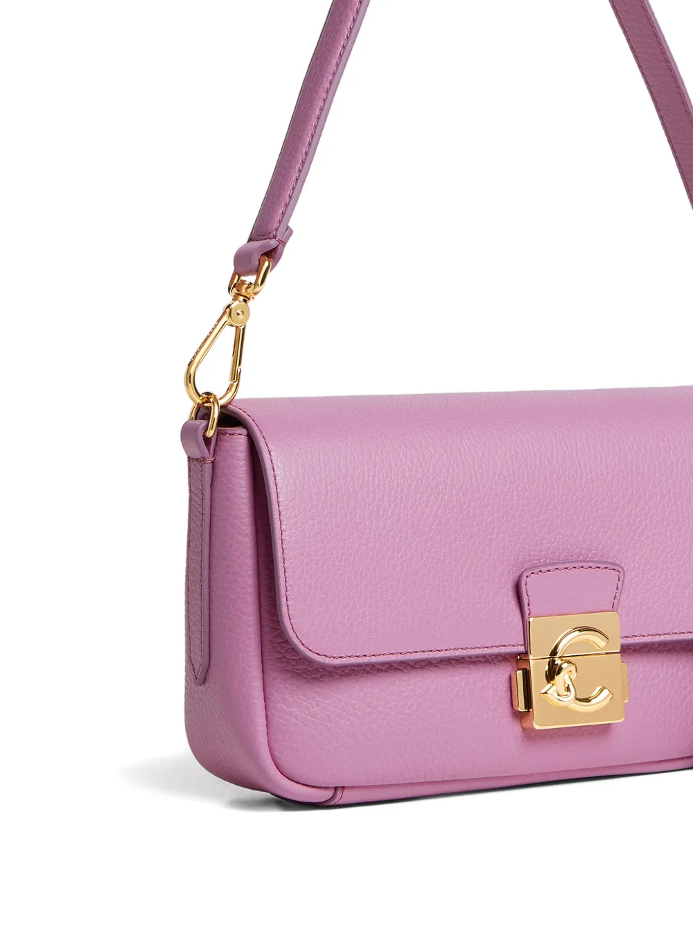 Coccinelle Medium C-Me Lock schoudertas Roze