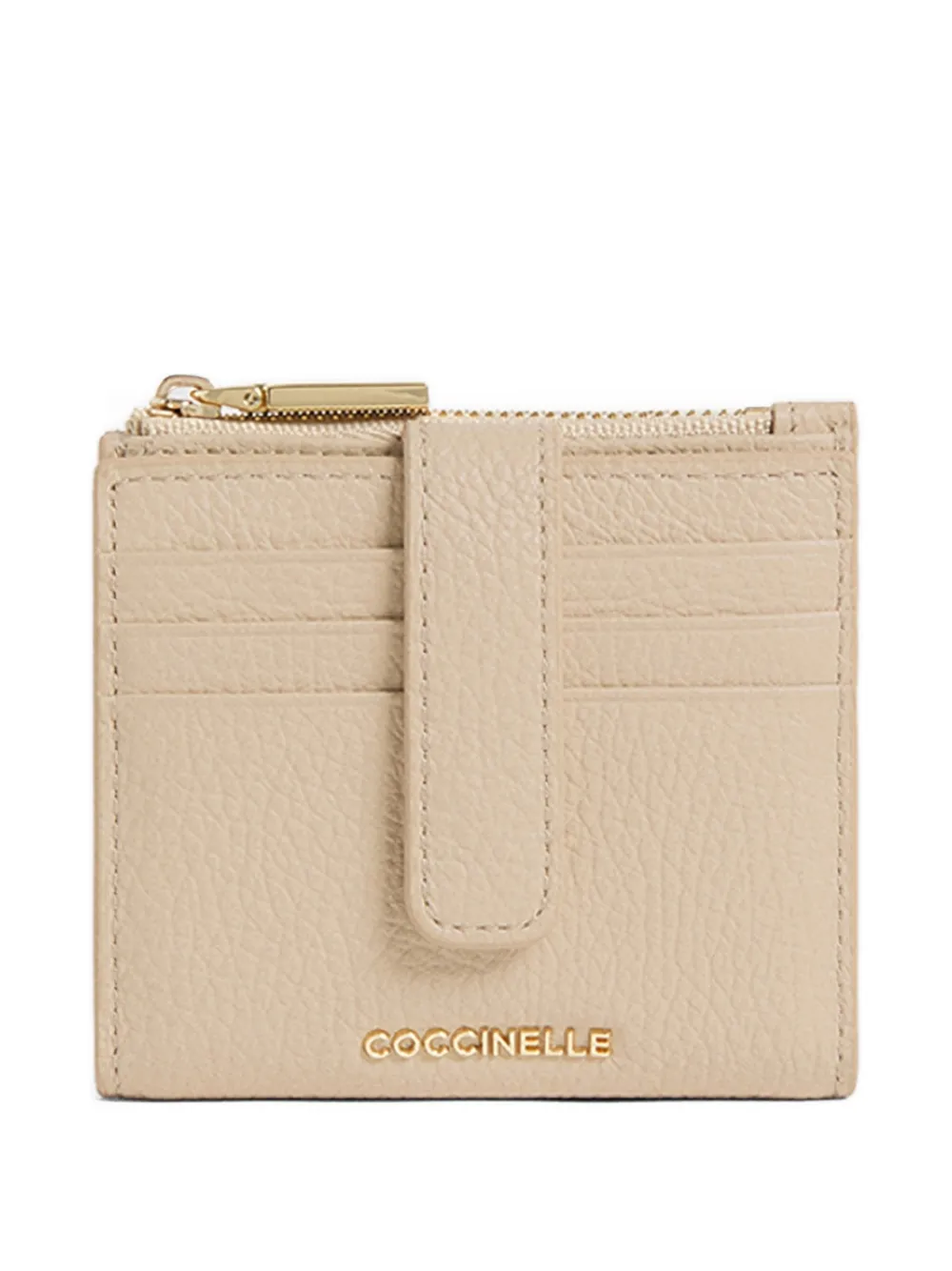Coccinelle press-stud-fastening wallet - Toni neutri