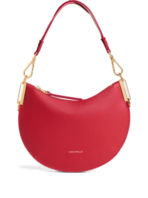 Coccinelle zip logo-detail shoulder bag