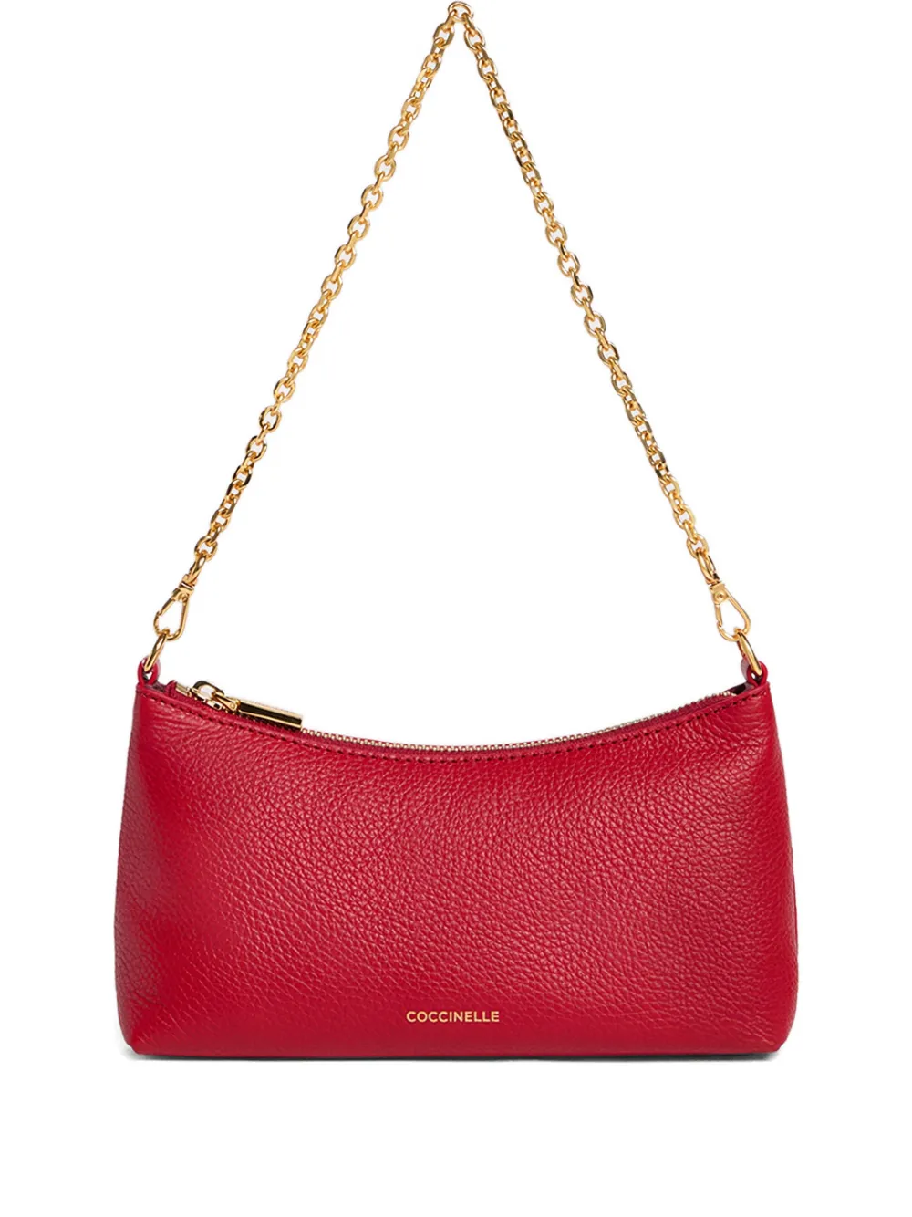 Coccinelle Aura chain-strap shoulder bag - Rosso