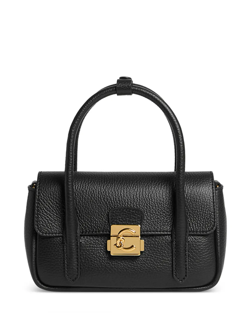 Coccinelle mini top-handle tote bag - Nero