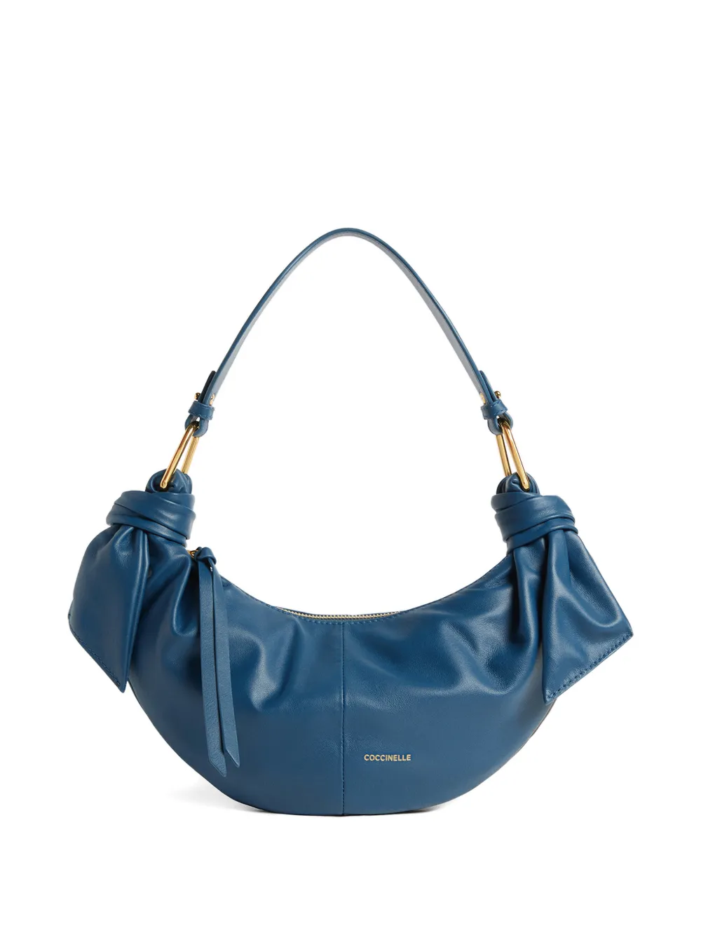Coccinelle small Furoshiki knotted shoulder bag - Blue