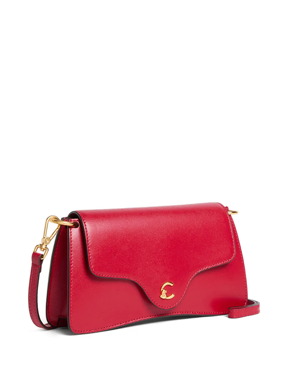 Coccinelle Schoudertas met logoplakkaat Rood