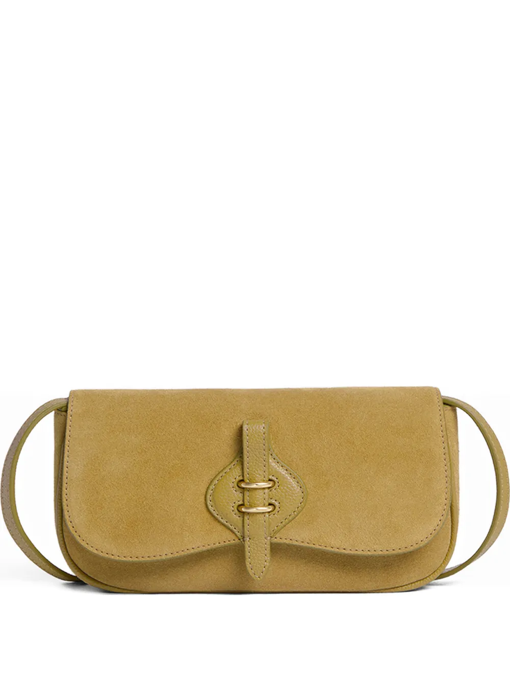 Coccinelle small Mavery buckle-detail shoulder bag - Verde