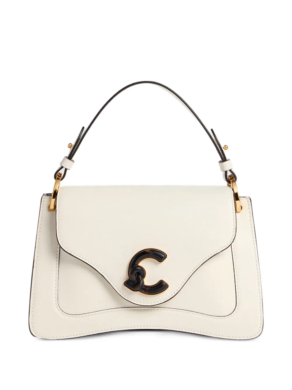 Coccinelle small C-Me logo-detail shoulder bag - Toni neutri