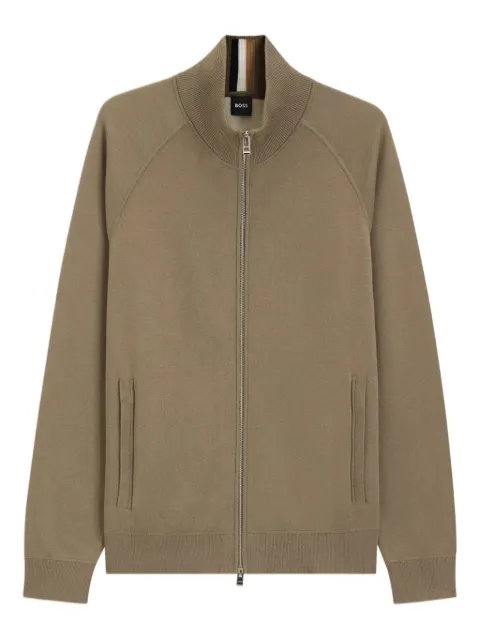 BOSS zip cardigan