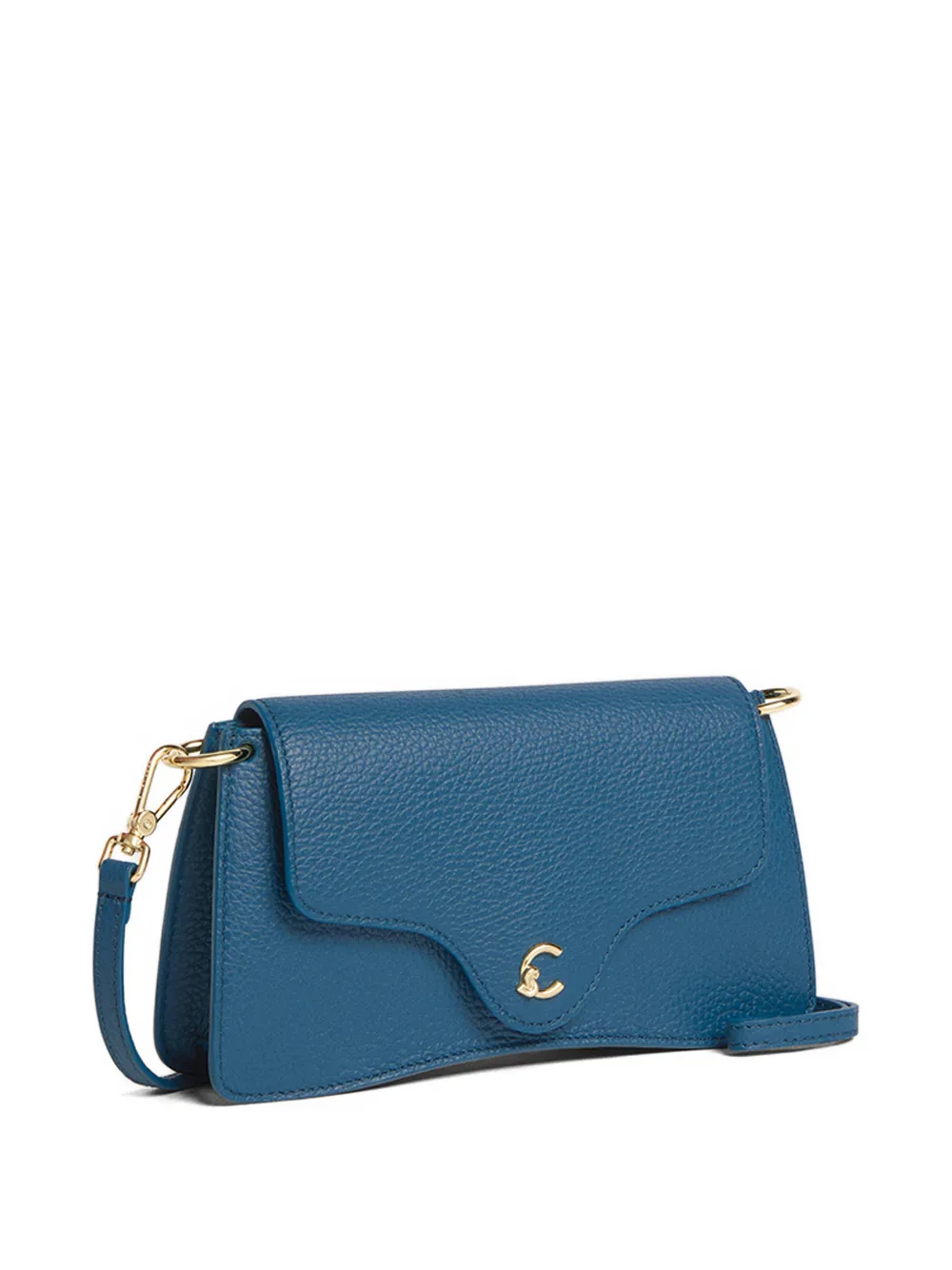 Coccinelle magnet-fastening shoulder bag - Blauw