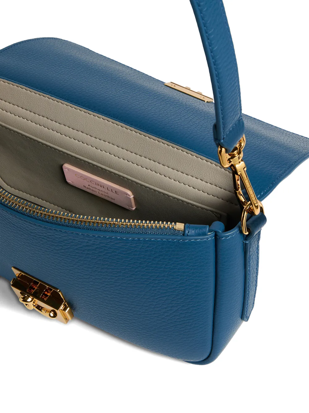 Coccinelle Medium C-Me Lock schoudertas Blauw