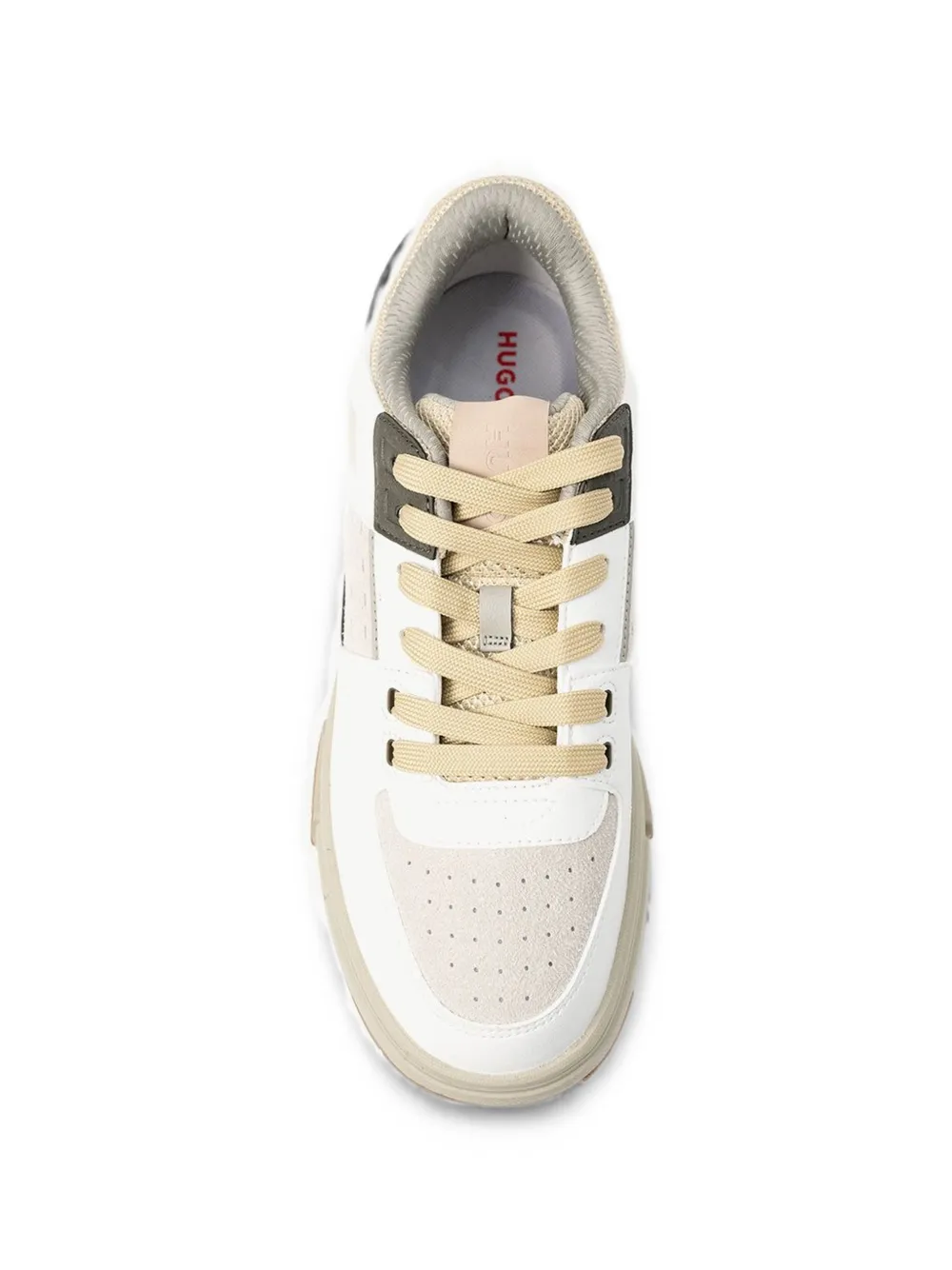 HUGO Sneakers met vlakken Wit