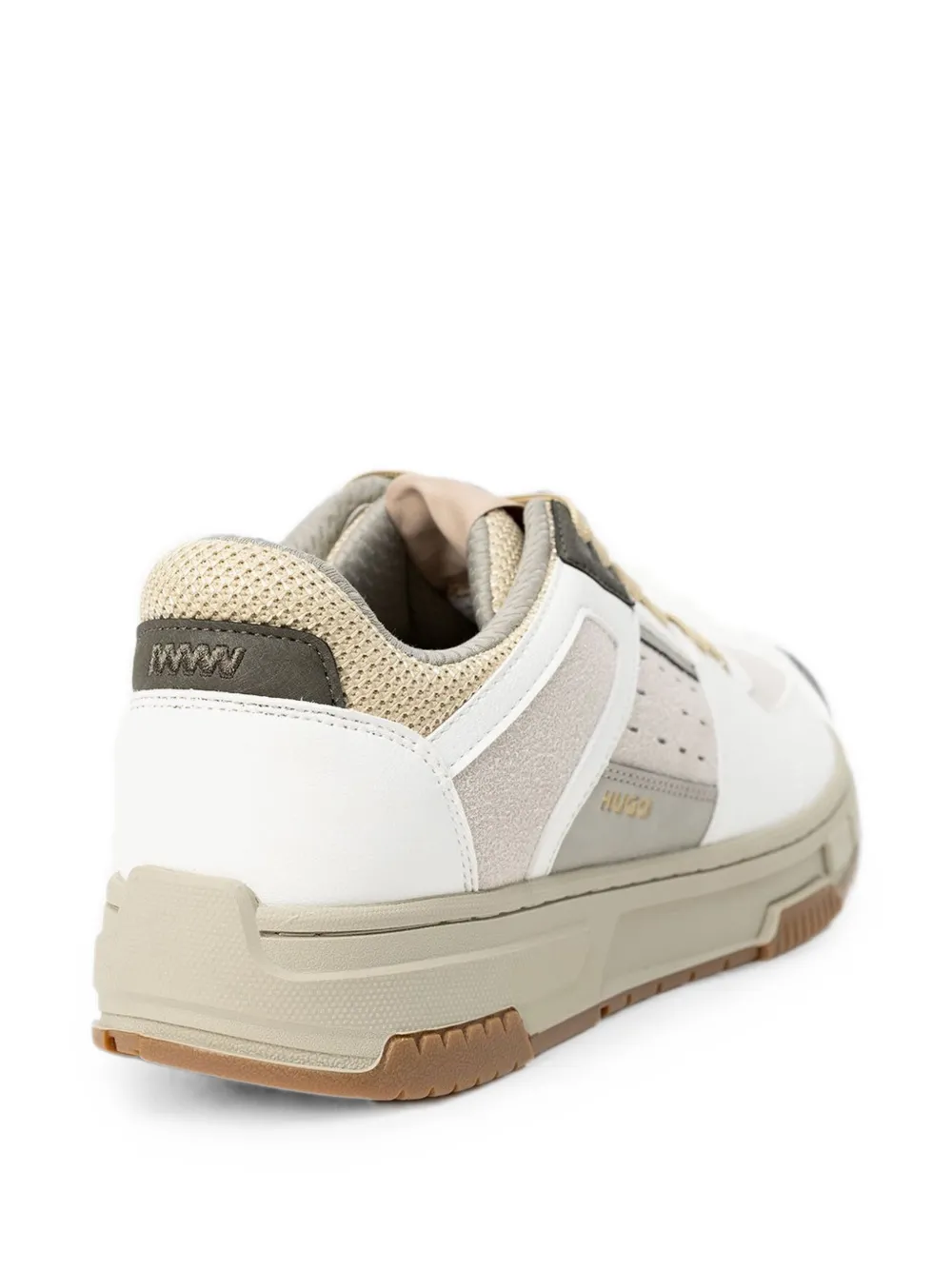 HUGO Sneakers met vlakken Wit