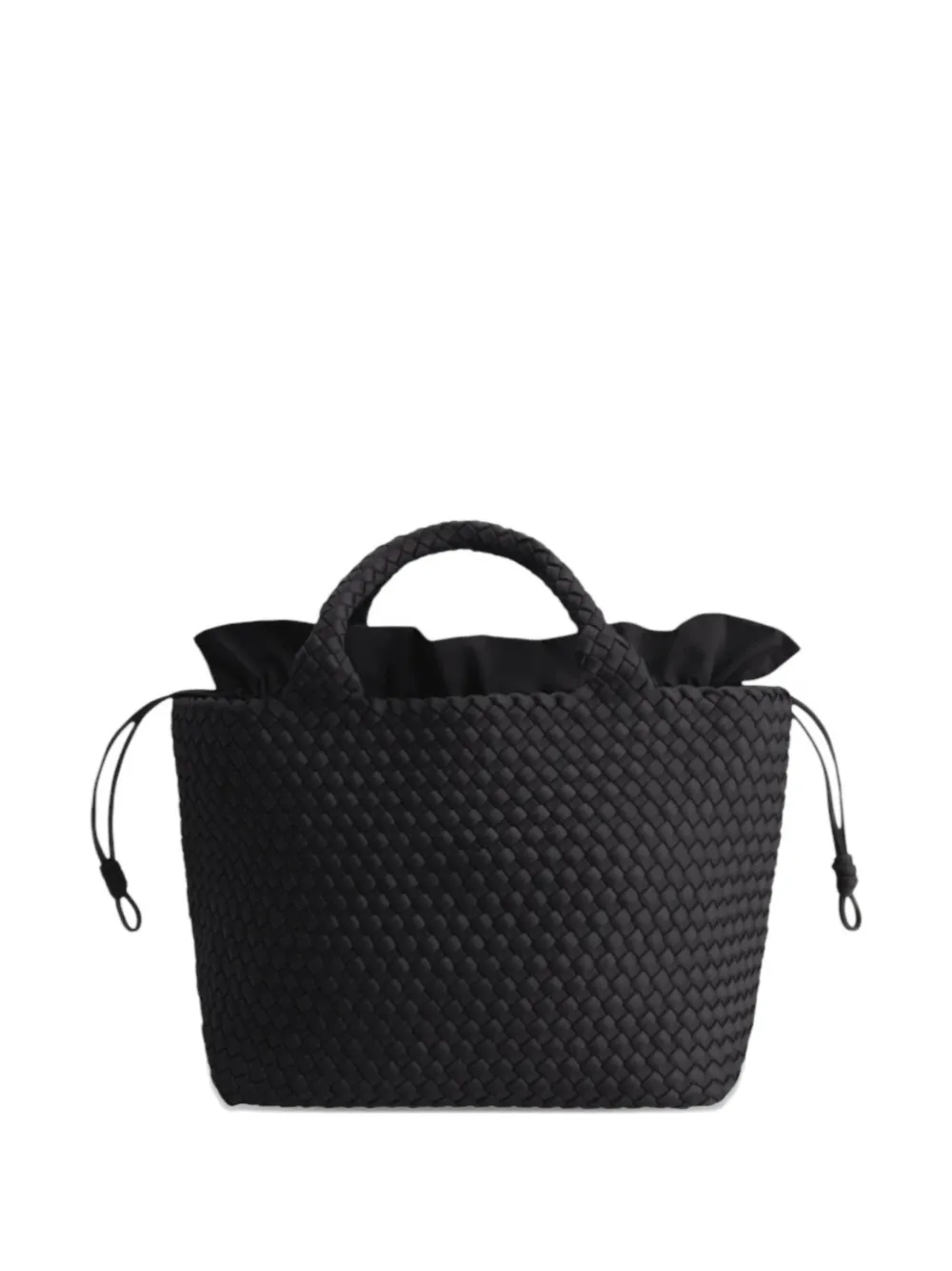 MARREA woven tote bag - Zwart