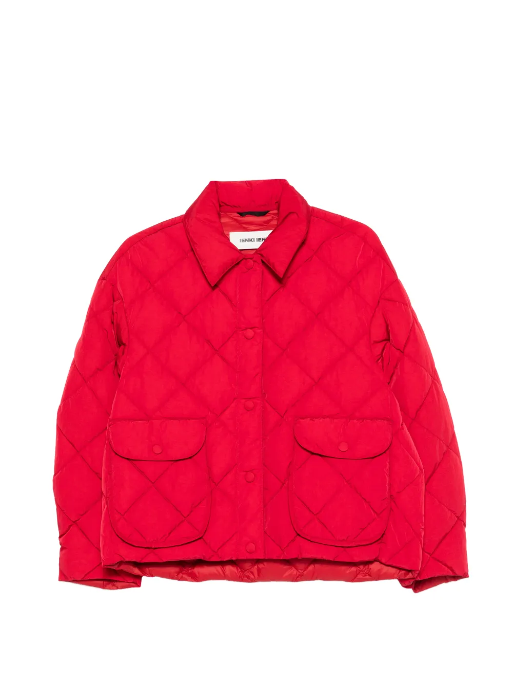 Ienki Ienki quilted pocket jacket - Rosso
