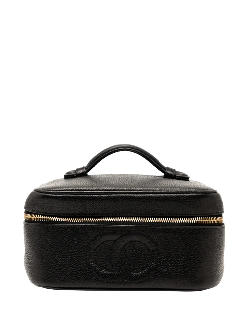 CHANEL Pre-Owned Trousse CC in pelle Caviar 1991-1994 - Nero
