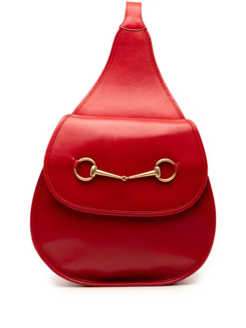 Gucci Pre-Owned mochila Horsebit de piel 2000-2015