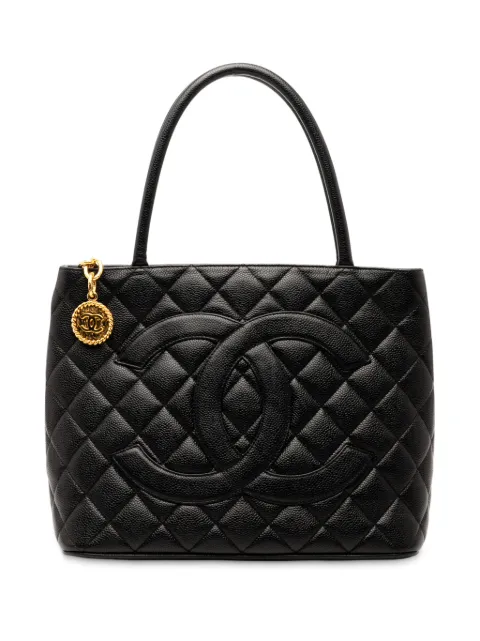 CHANEL Pre-Owned 2000-2002 Caviar Medallion tote bag