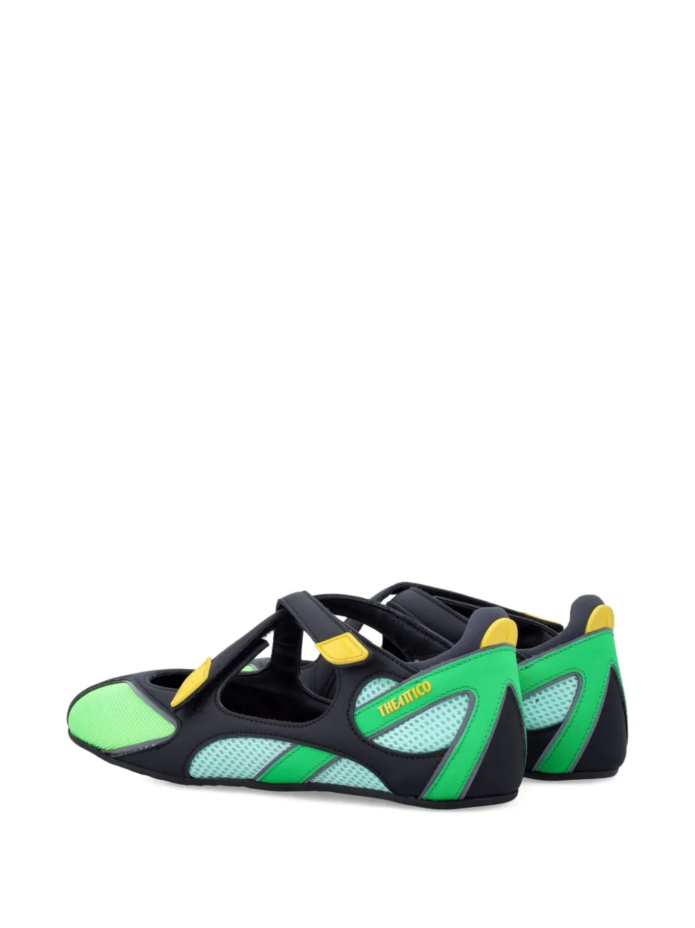 The Attico Ballerina's met bandje Zwart