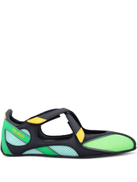 The Attico strap ballerina flats