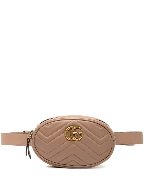 Gucci Pre-Owned 2016-2025 GG Marmont Matelasse Leather belt bag