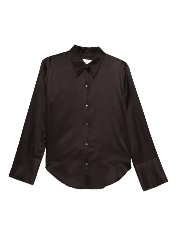 Citizens of Humanity Camilia Buttoned-cuff Shirt in Brown
