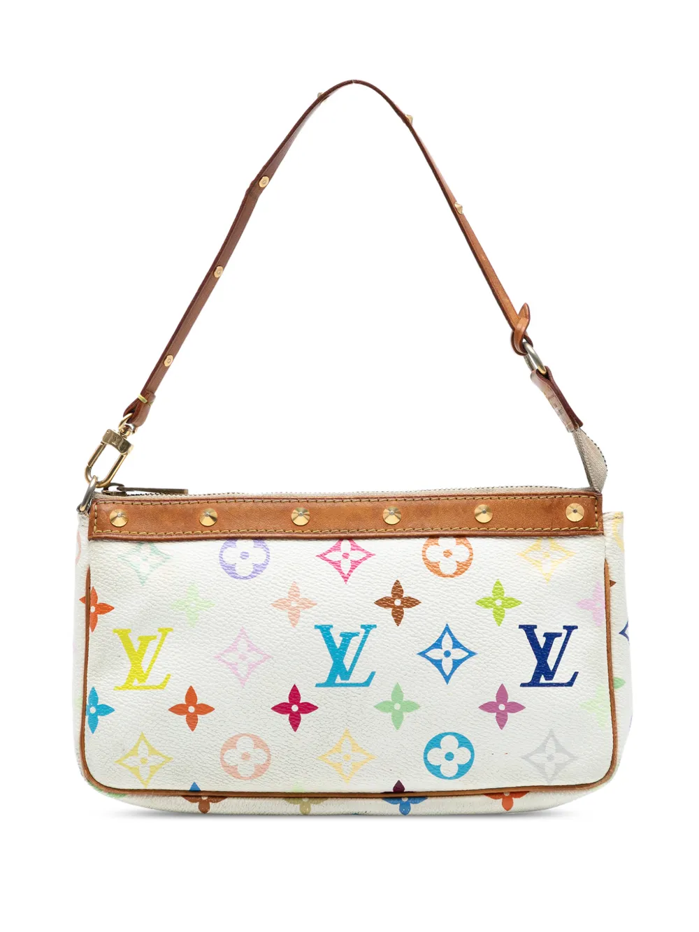 Louis Vuitton Pre-Owned Borsa a mano Multicolore Accessoires con monogramma 2007 - Bianco