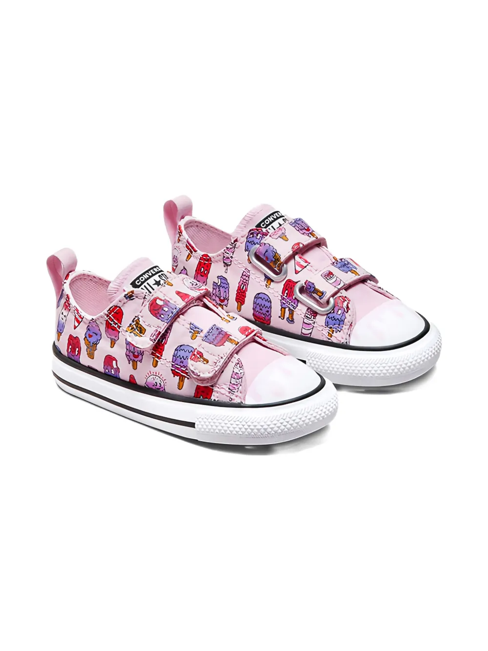 Converse Kids Chuck Taylor All Star sneakers met ijssprint en bandjes - Roze