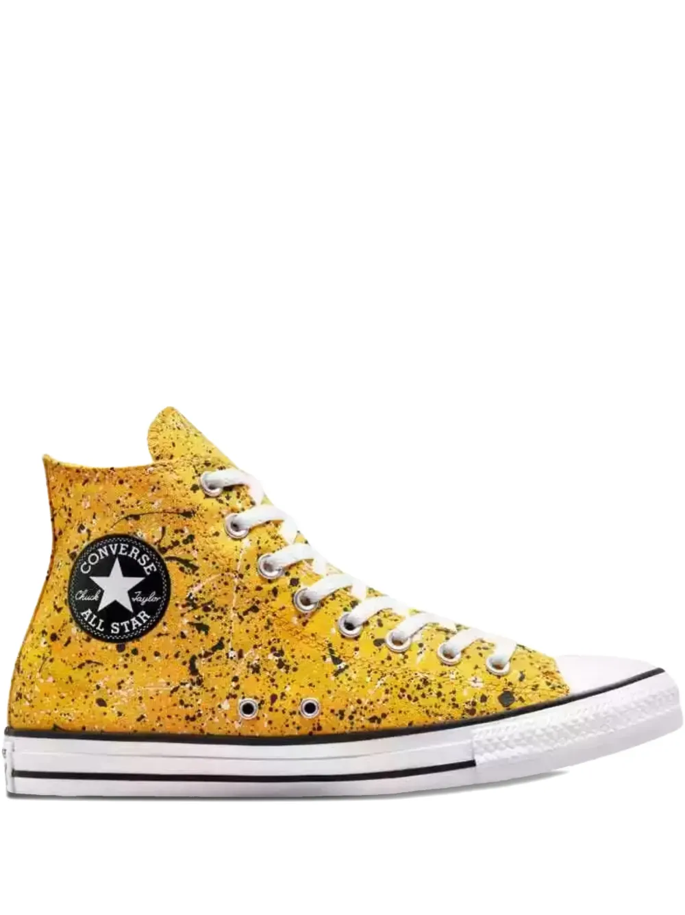 Converse Chuck Taylor All Star paint splatter high sneakers - Giallo
