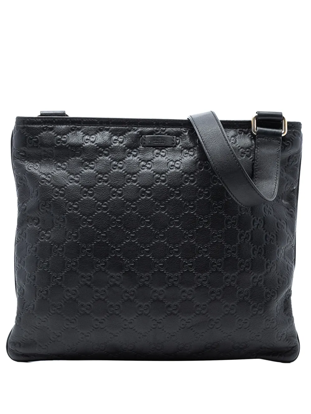 Gucci Pre-Owned Borsa a tracolla Guccissima 2016-2025 - Nero